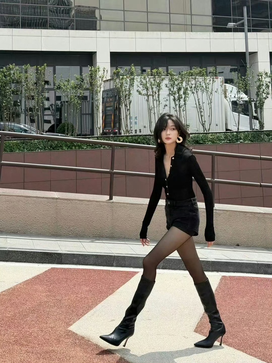 孙千腿长震惊韩网也震惊了我[笑而不语] ​​​