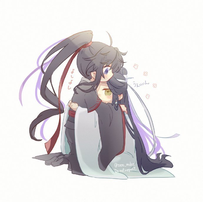 魔道祖师 忘机抱住了羡羡就不愿撒手x：sen_mdzs 