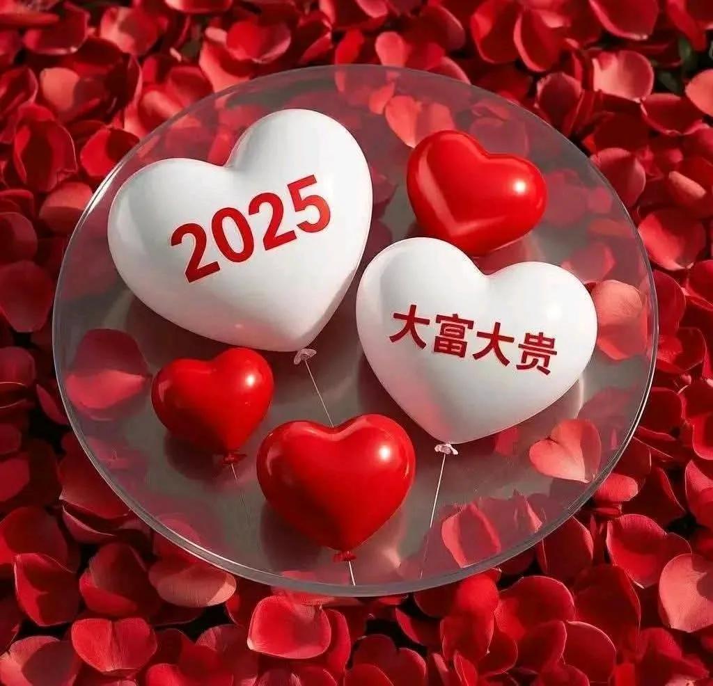 2025年，大富大贵的心愿！💝💝💝2025㊗️福