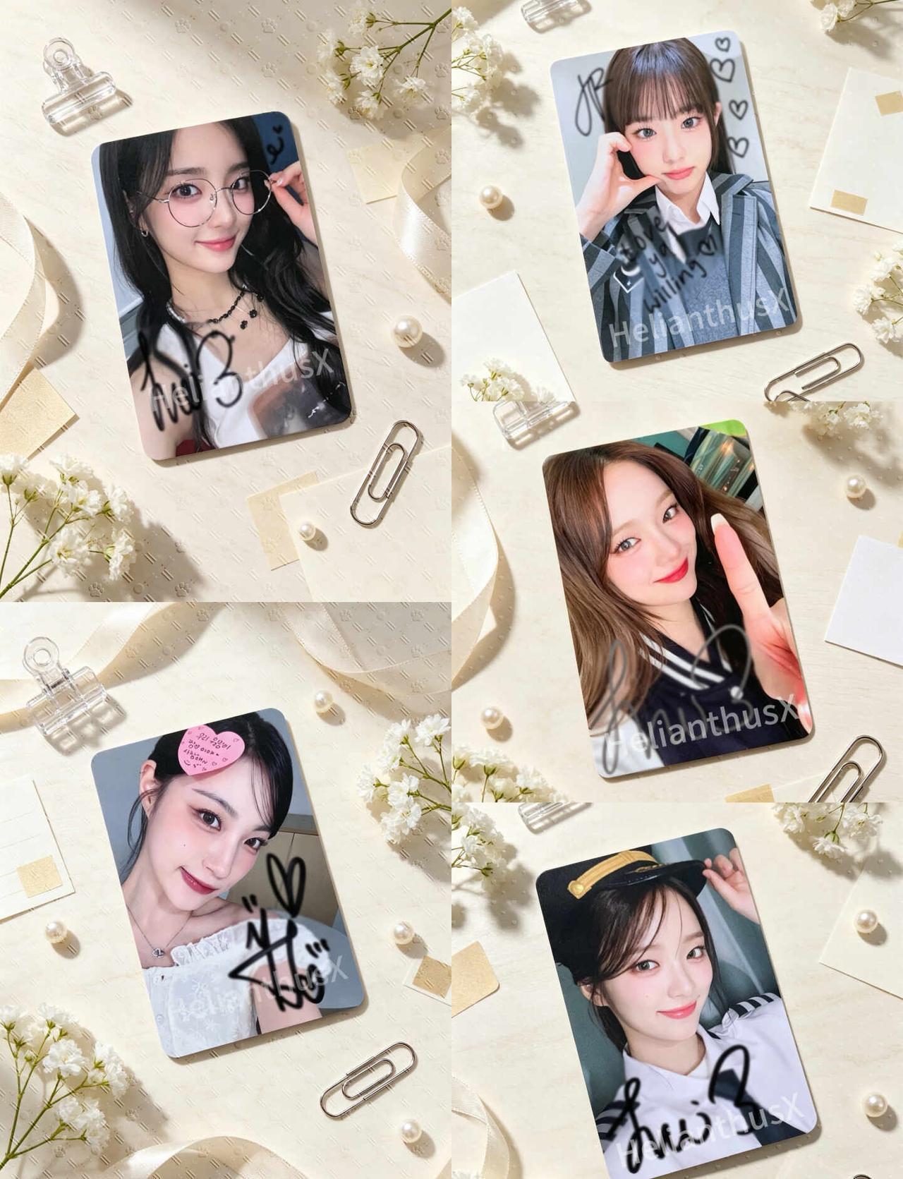 存档🌻出Ichillin签卡五张
图非全部，还有一张Chaerin和Yeju有