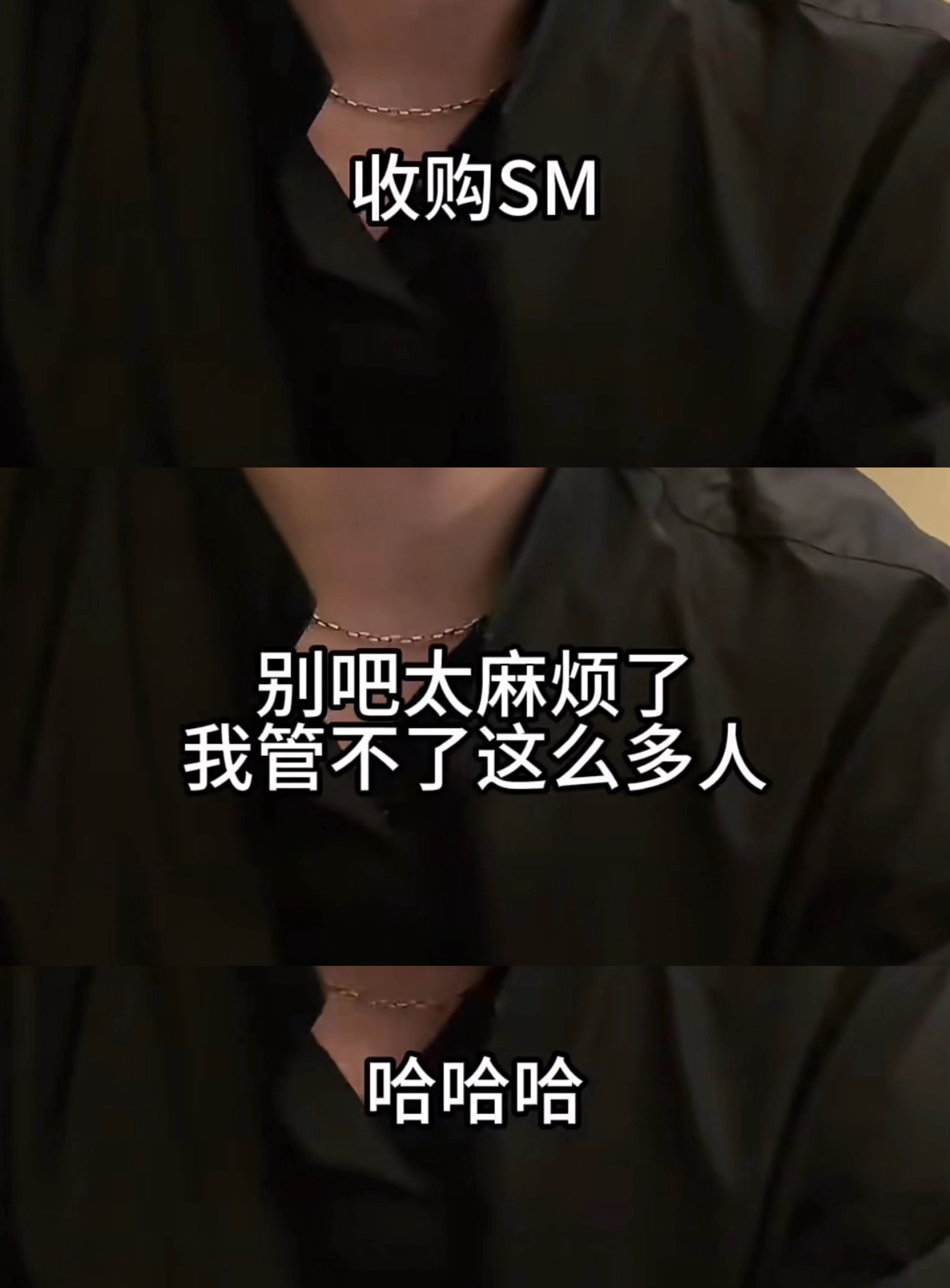 不是收购不起sm 只是嫌麻烦管不了那么多人啊啊啊啊啊 