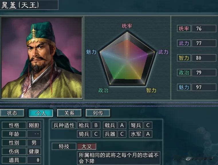 绞肉机上的晁盖在三国志11水浒版丝毫不慌，有吴用和公孙胜助他！
身为开启水泊梁山