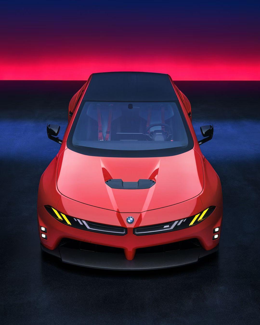 BMW M Concept Neue Klasse今天在勒芒24小时首发，揭开了