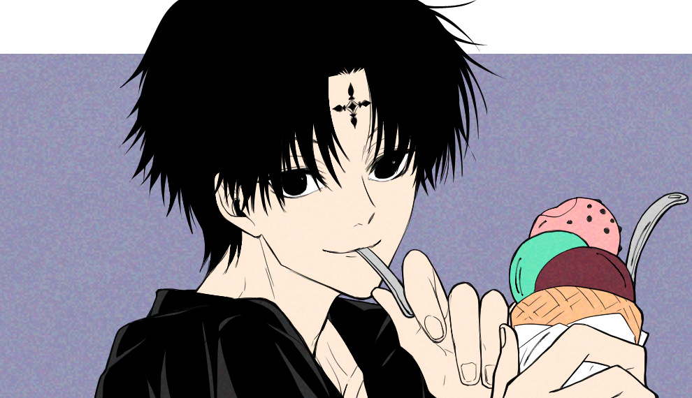 全职猎人 猎人与夏日饮品的搭配 🍧(绘:kttin8) 