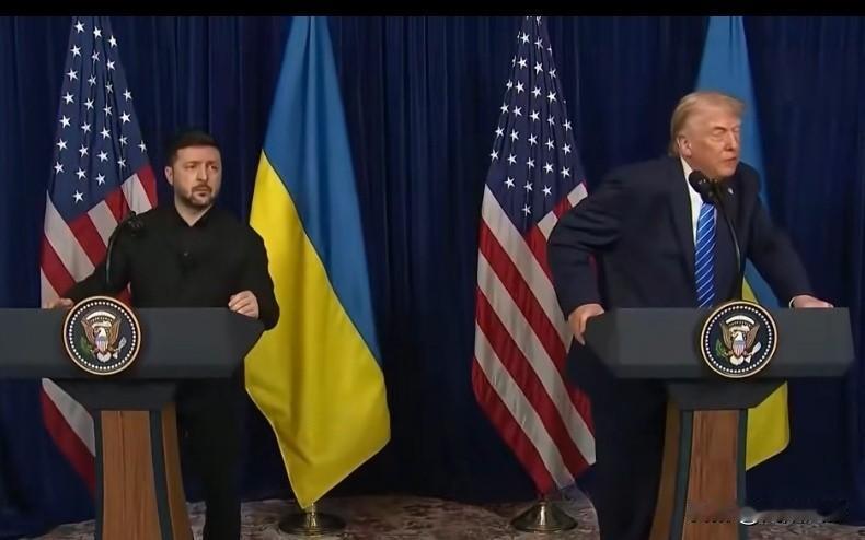 特朗普在海湖庄园联合新闻发布会上对泽连斯基说:“很荣幸能在这里招待您共进午餐，希