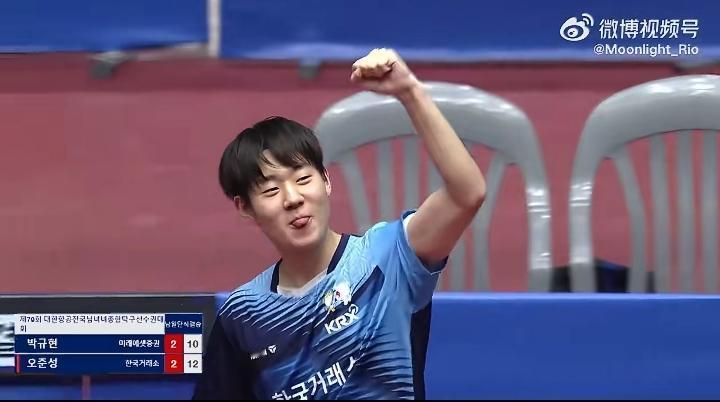 意料之内[吃瓜群众]，
吴晙诚获得第79届韩国全锦赛男单冠军！
今天下午，吴晙诚