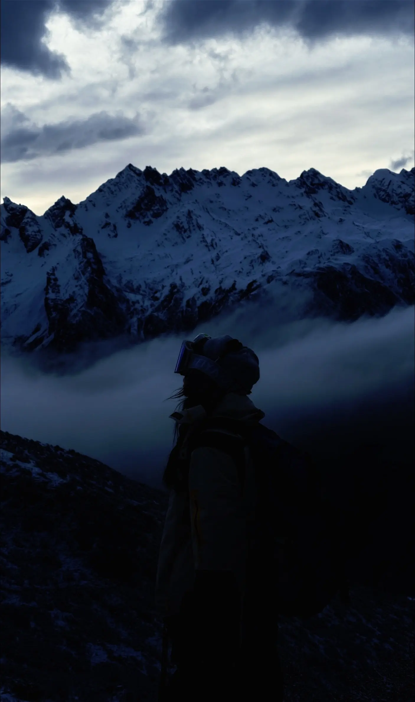送给勇敢坚韧 自由野性生命力的自己第一座雪山🏔️