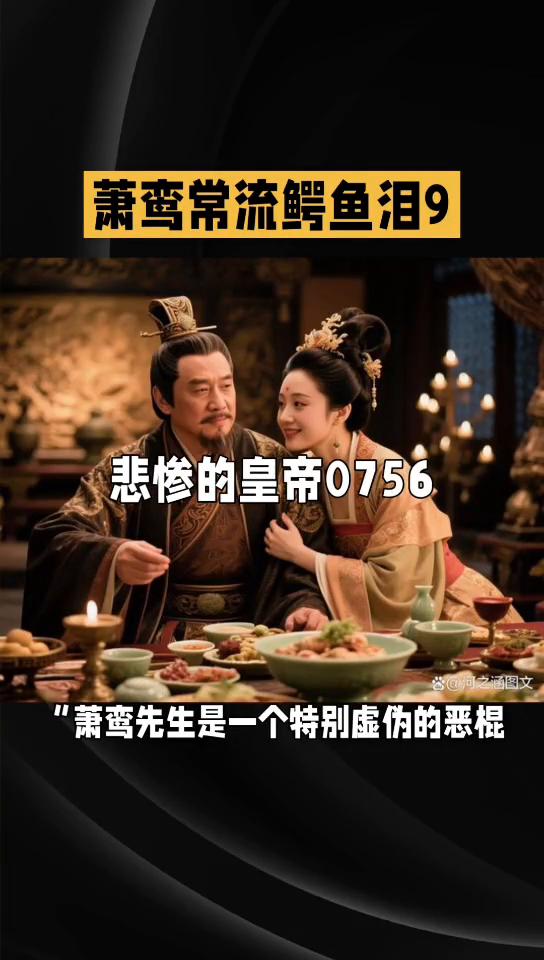 萧鸾常流鳄鱼泪9。
常流鳄鱼泪的萧鸾9，可恨的是萧铉等人已经死了，萧鸾还让文武大