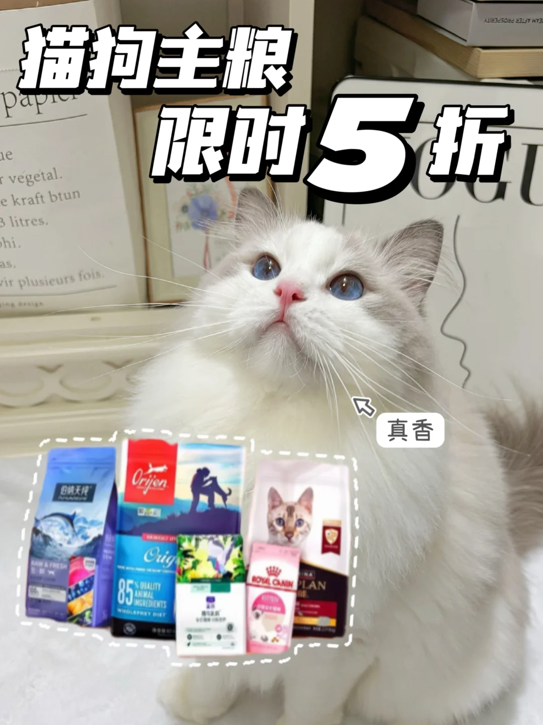 发现新大陆！猫狗主粮限时5折