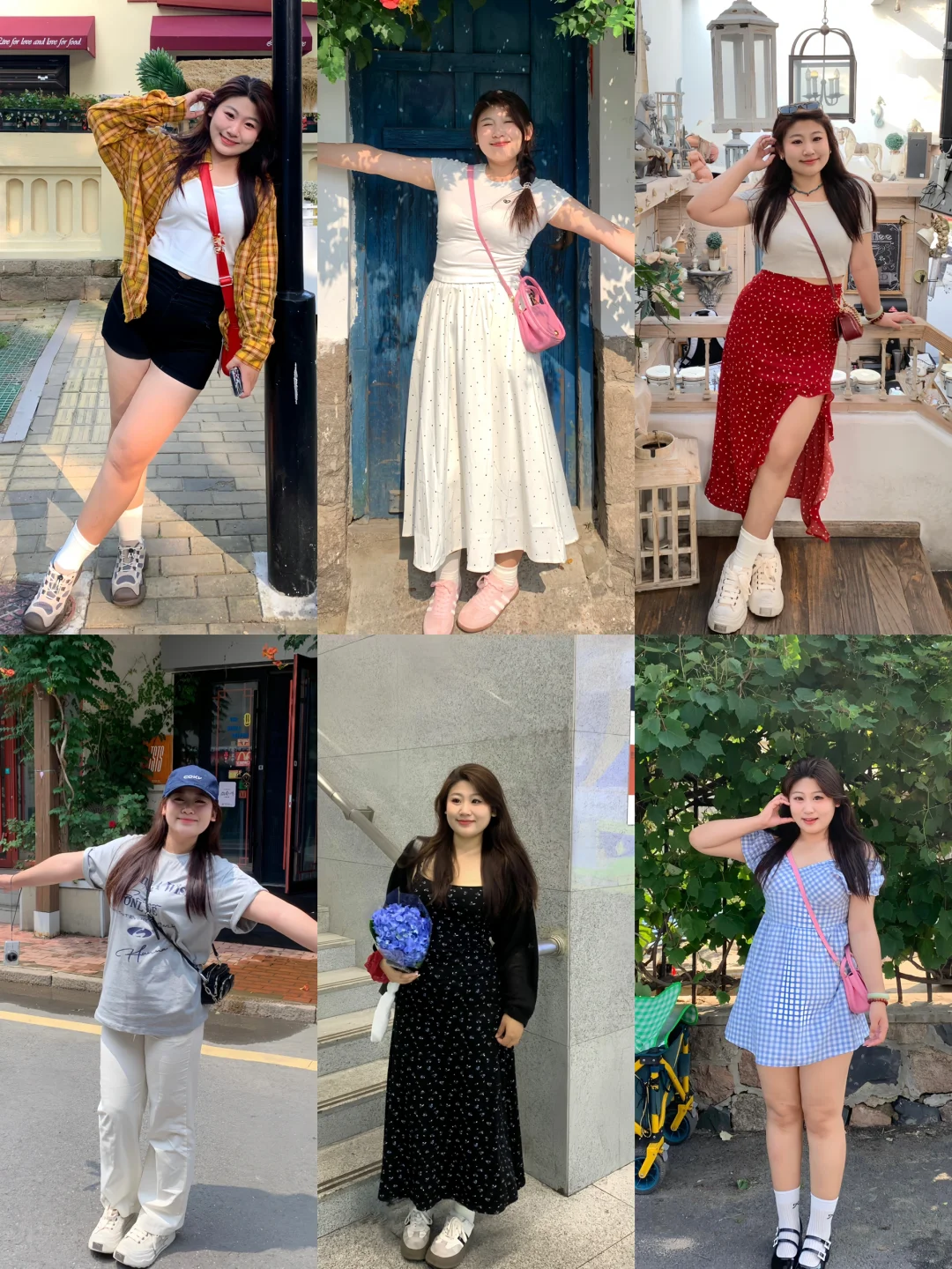 140斤微胖女孩夏季穿搭一周不重样‼️