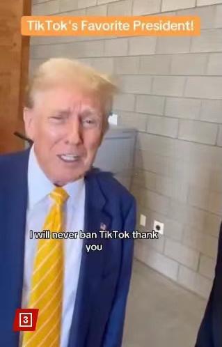 掌握全球流量密码的美国总统候选人特朗普找到了一块新的宝地——TikTok截至目前