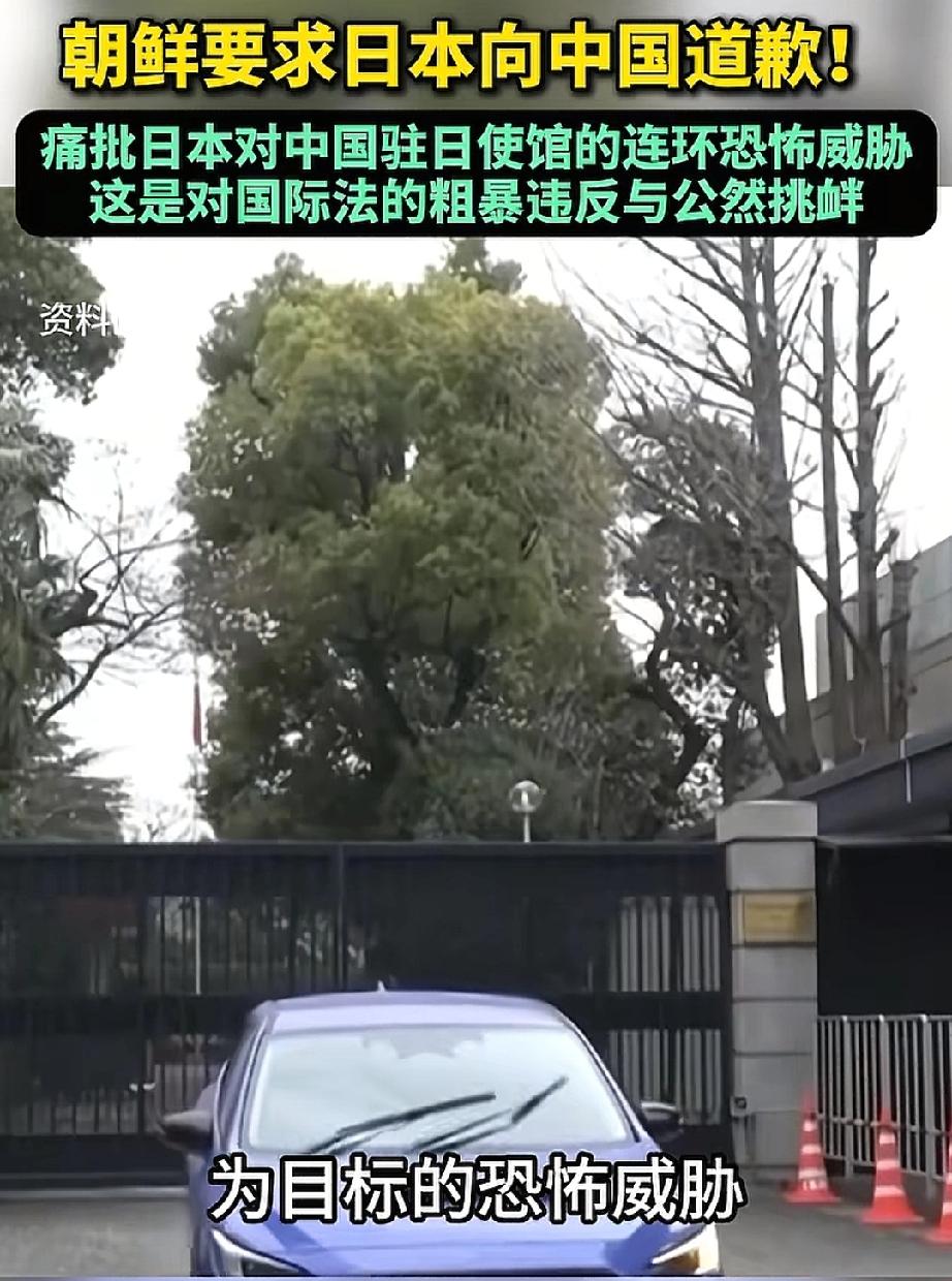 朝鲜官方媒体连续发声，直指日本在中日关系中的负面角色，并要求日方就恐吓中国使馆事