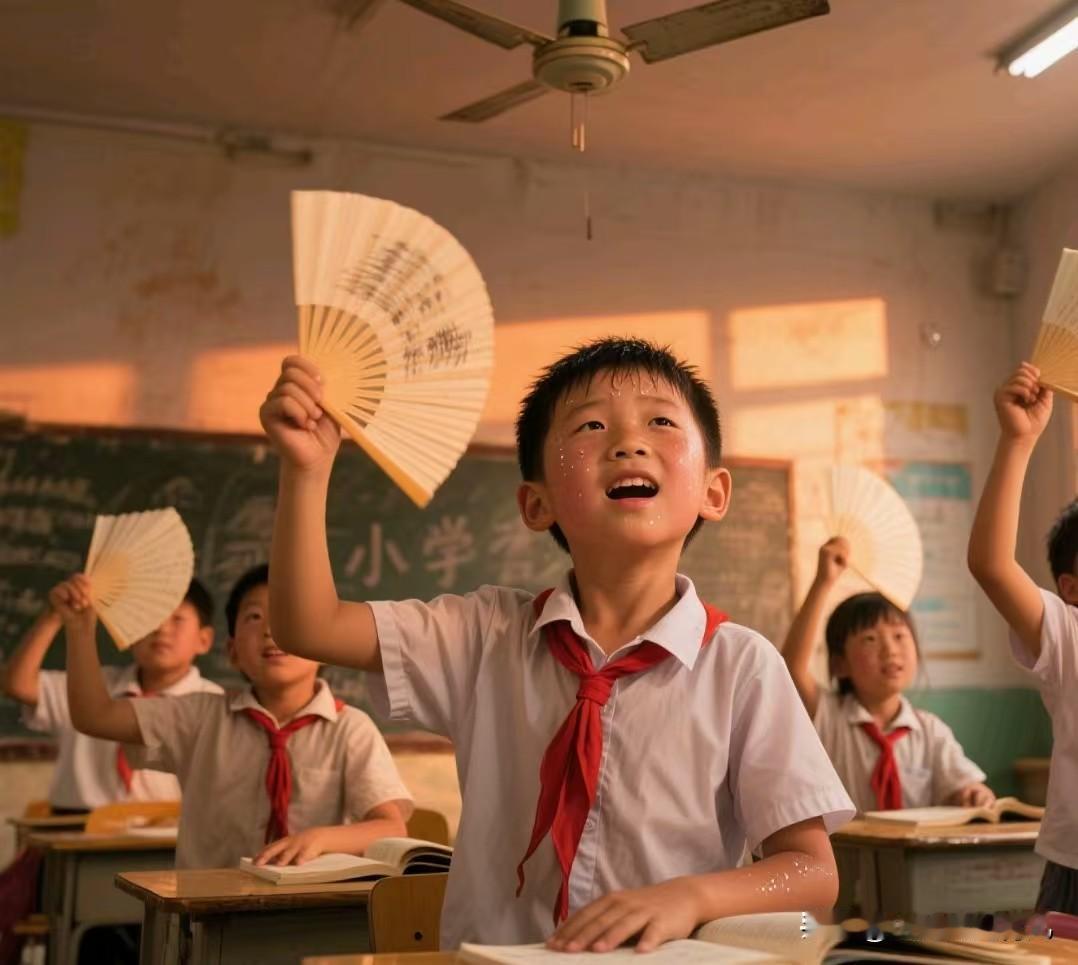 谁跟你们说成都的小学没安空调？

错！老师和校长办公室的空调一直都有，只是教室里