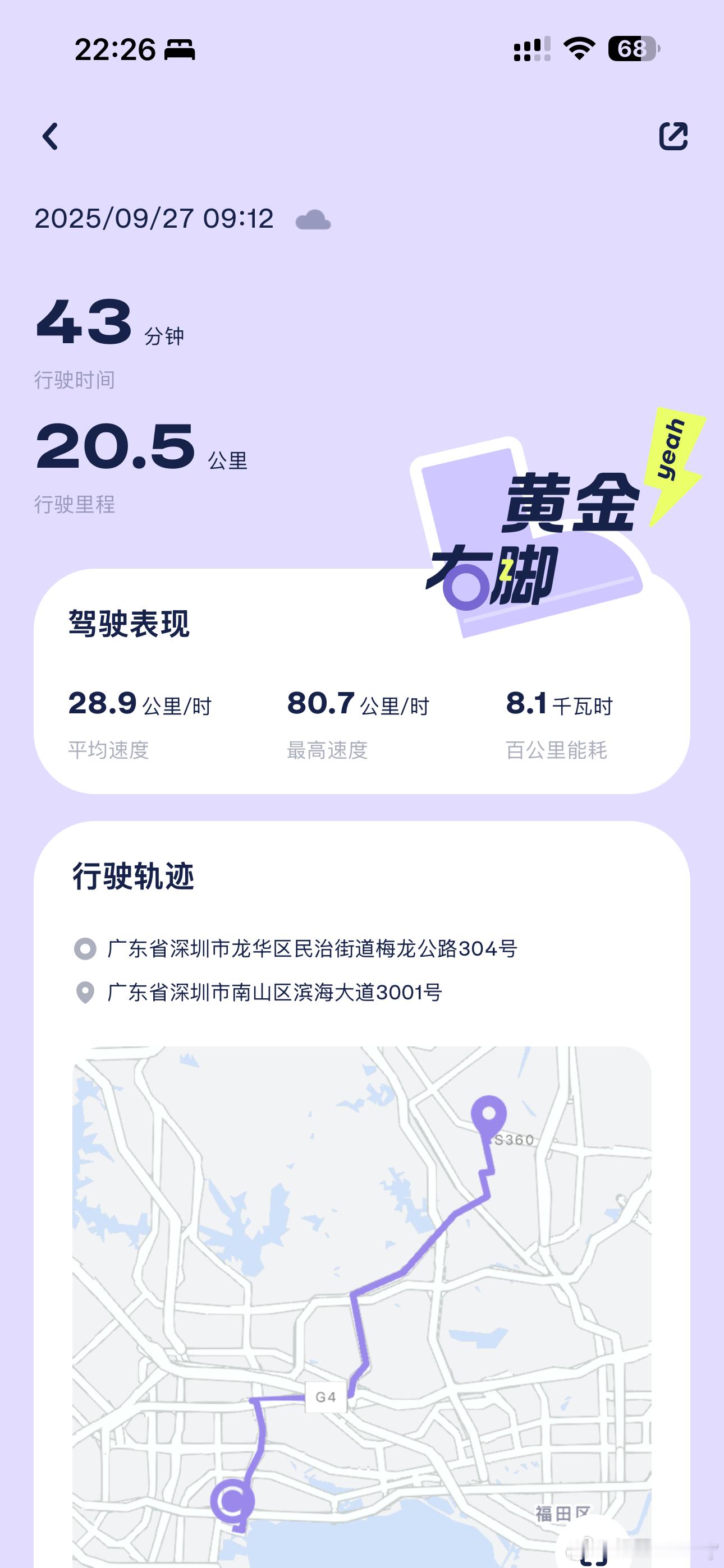 我真不愧是黄金右脚百公里电耗8.1就问问还有谁？蔚来萤火虫汽场全开我与汽车的日常