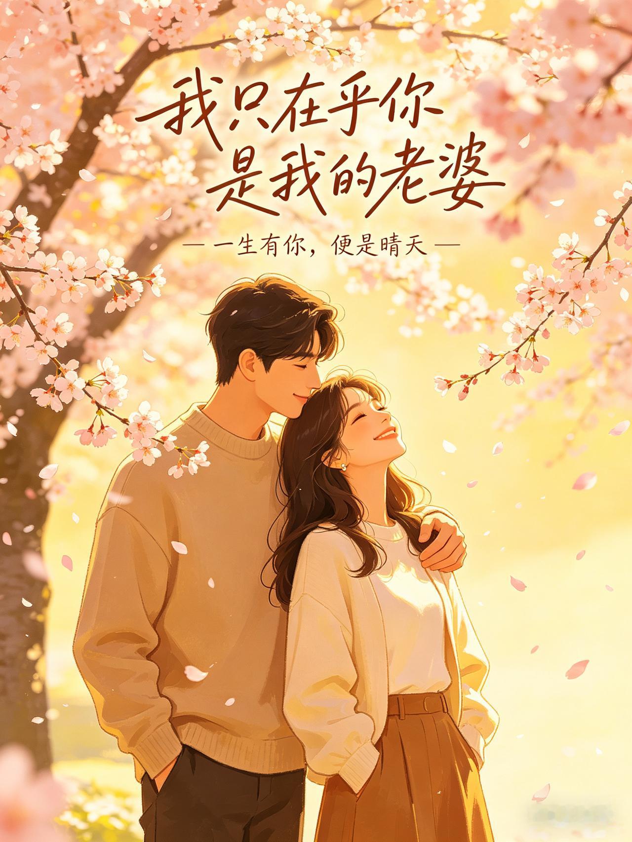 我只在乎：你是我的老婆！对老婆的 老婆老婆你好美 老婆这是什么花 你确对我不在乎