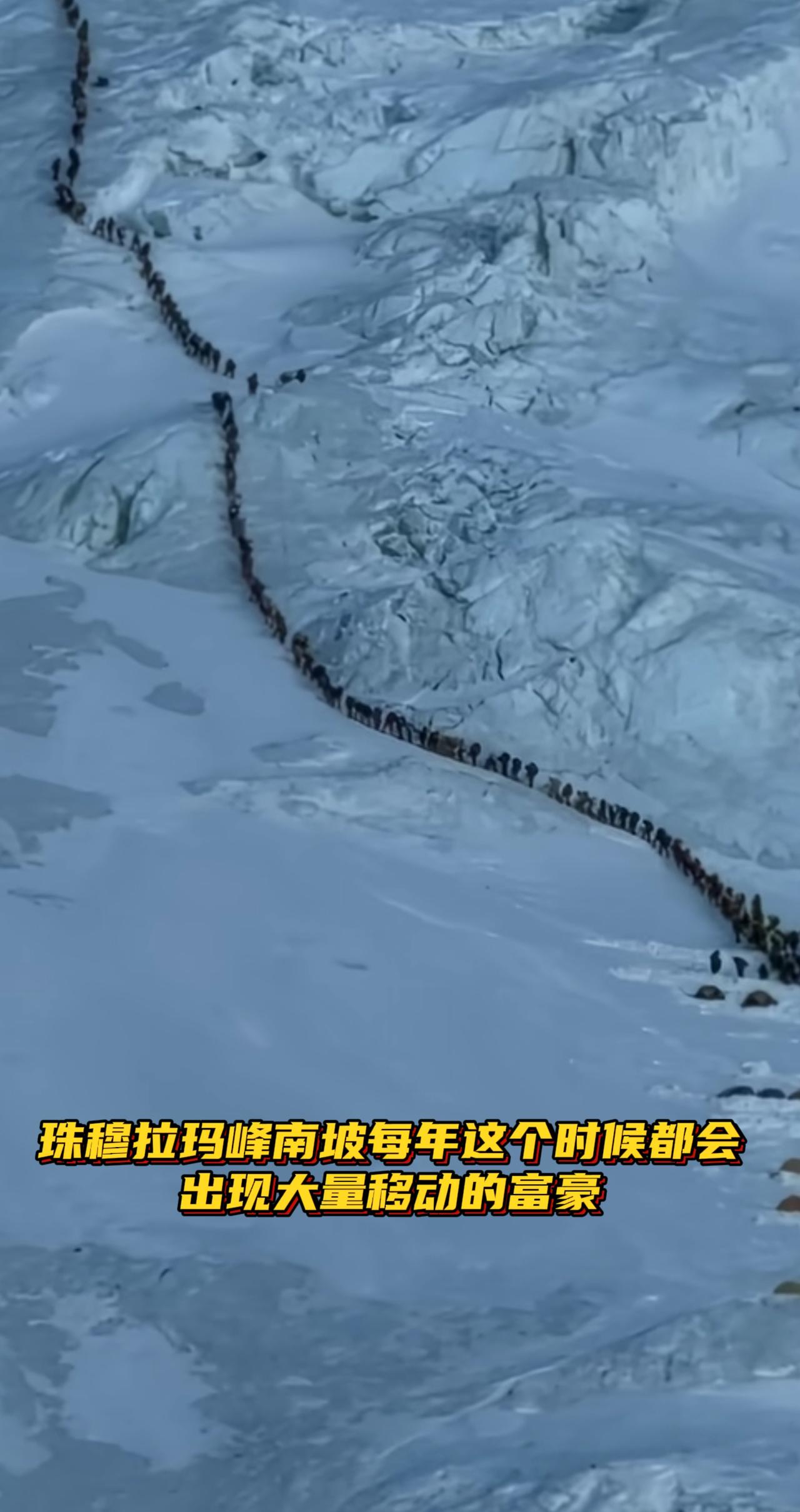 也许我不懂富人的心
听说登一次要五十万＋
而且这还不是登顶的价格
同时每年即便有
