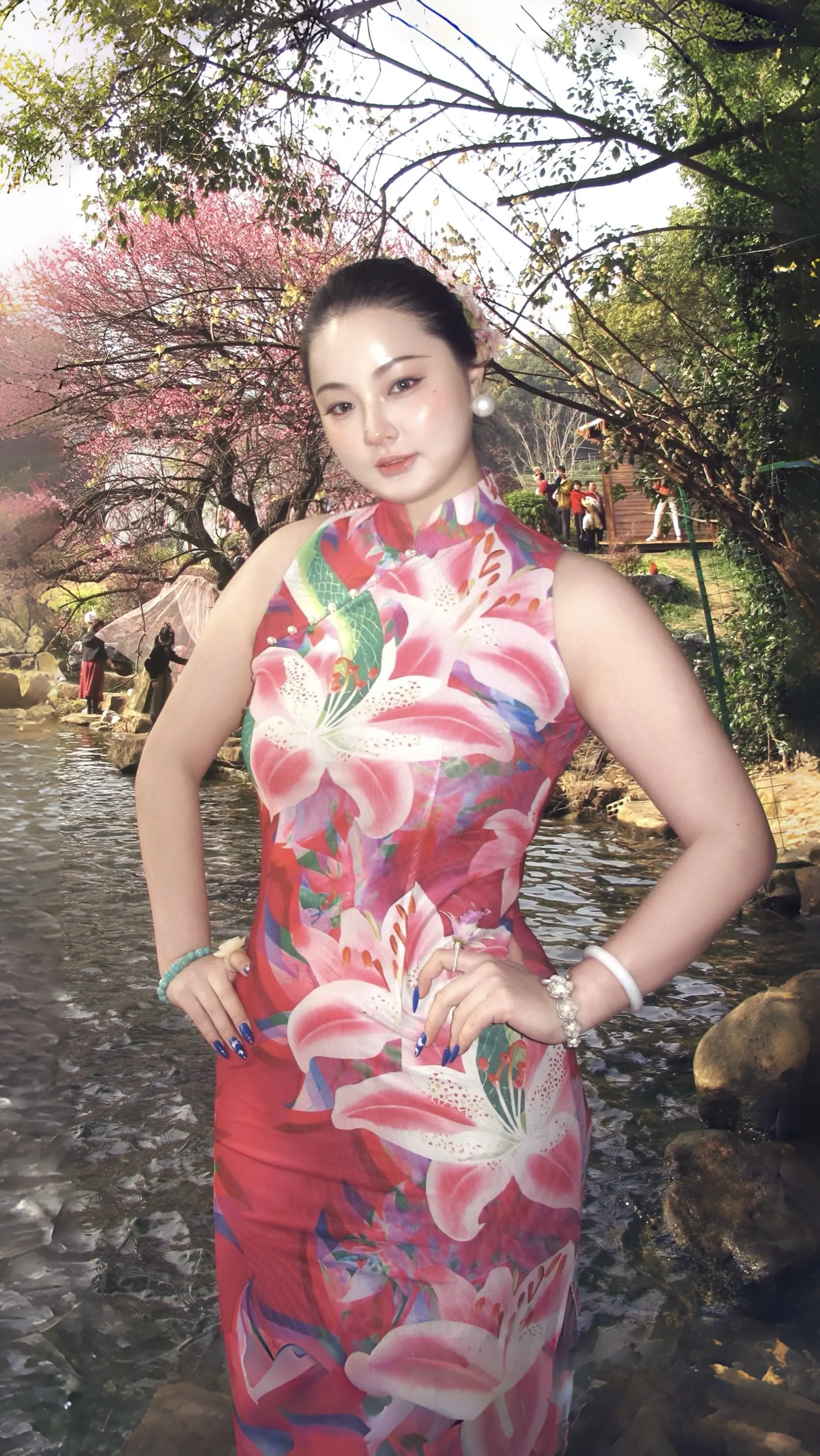 大骨架圆身美女没必要减肥！