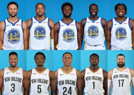 #勇士vs鹈鹕##NBA你我皆主角##NBA新赛季2023# 上半场结束，勇士5