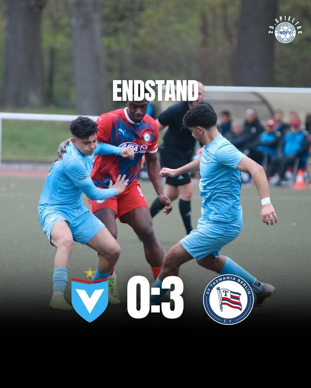 肖嘉懿【德国东北德高级联赛(5) 北区第25轮】2026年4月19日，柏林维多利