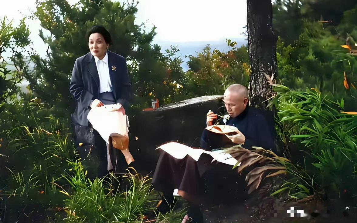 庐山旧照 蒋介石宋美龄太会挑地方！庐山之巅凭海临风，野炊都这么有格调，这才是顶级