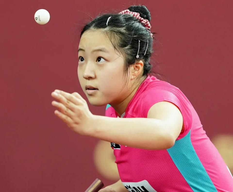 申裕斌晋级16强丨多哈世乒赛
多哈世乒赛 女单1/16决赛，韩国申裕斌4-1战胜