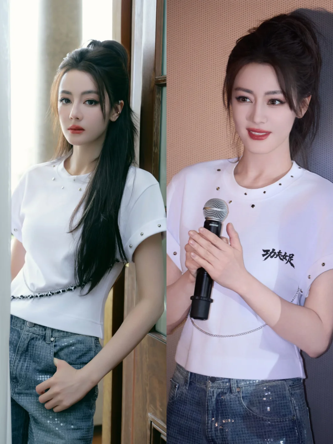 迪丽热巴《功夫女足》香港路演