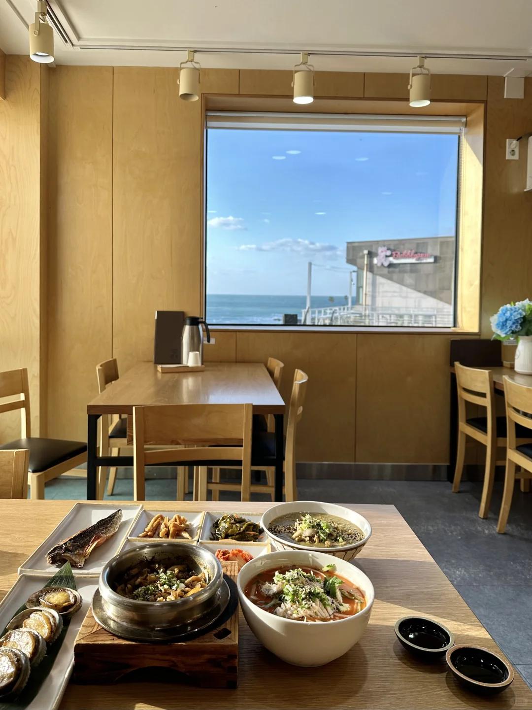 济州岛涯月邑！绝美海景一人食小店！！