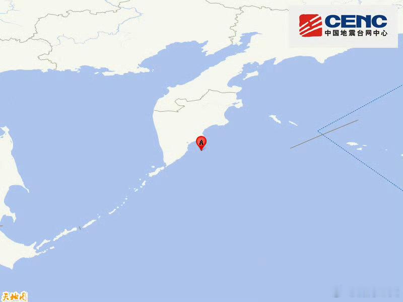 地震快讯中国地震台网自动测定：11月05日07时29分在堪察加东岸远海附近（北纬