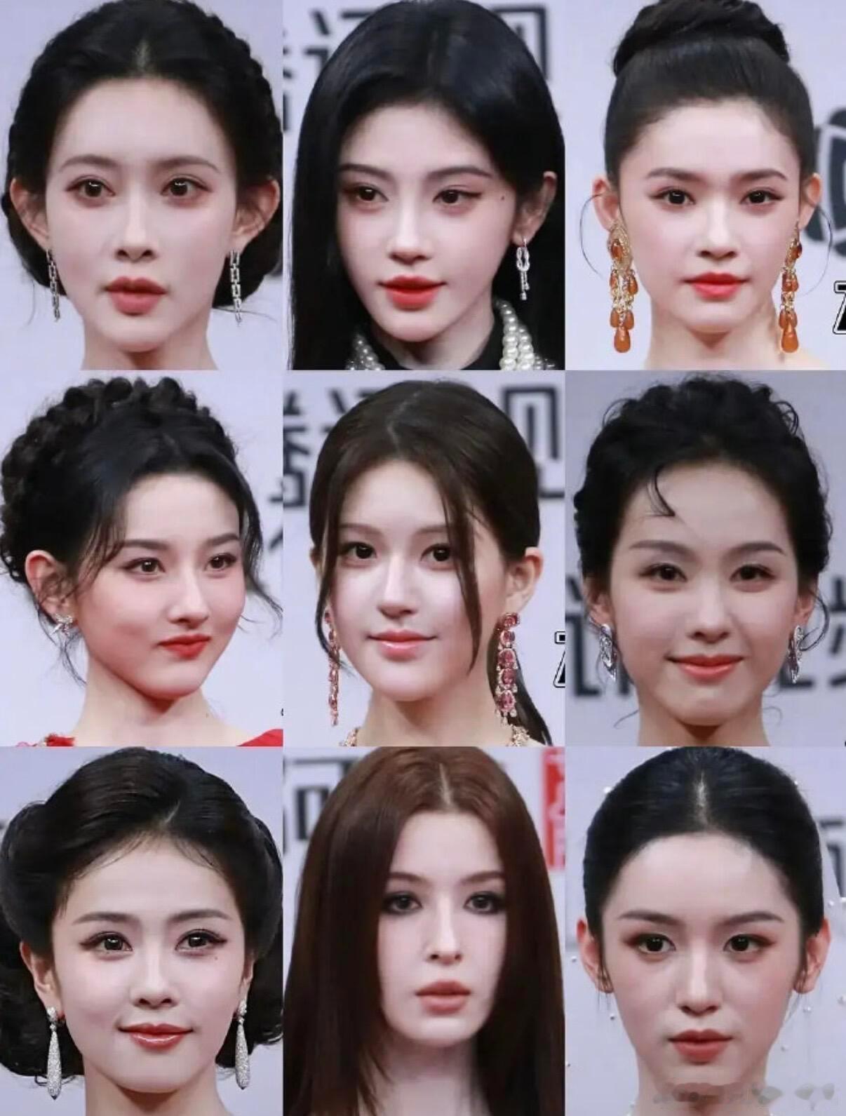 星光大赏女明星红毯生图………个人审美：鞠婧祎、白鹿、赵露思、孟子义、王玉雯、周也