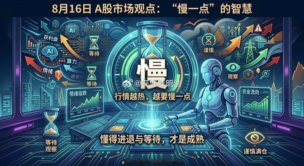 8月16日，周日。 今天不想再简单猜下周A股是涨是跌。 因为现在这个市场，真正重