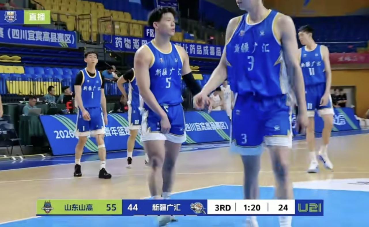 新疆U21的双塔还是有用的。在今晚18点举行的新疆U21，与山东U21的比赛中，