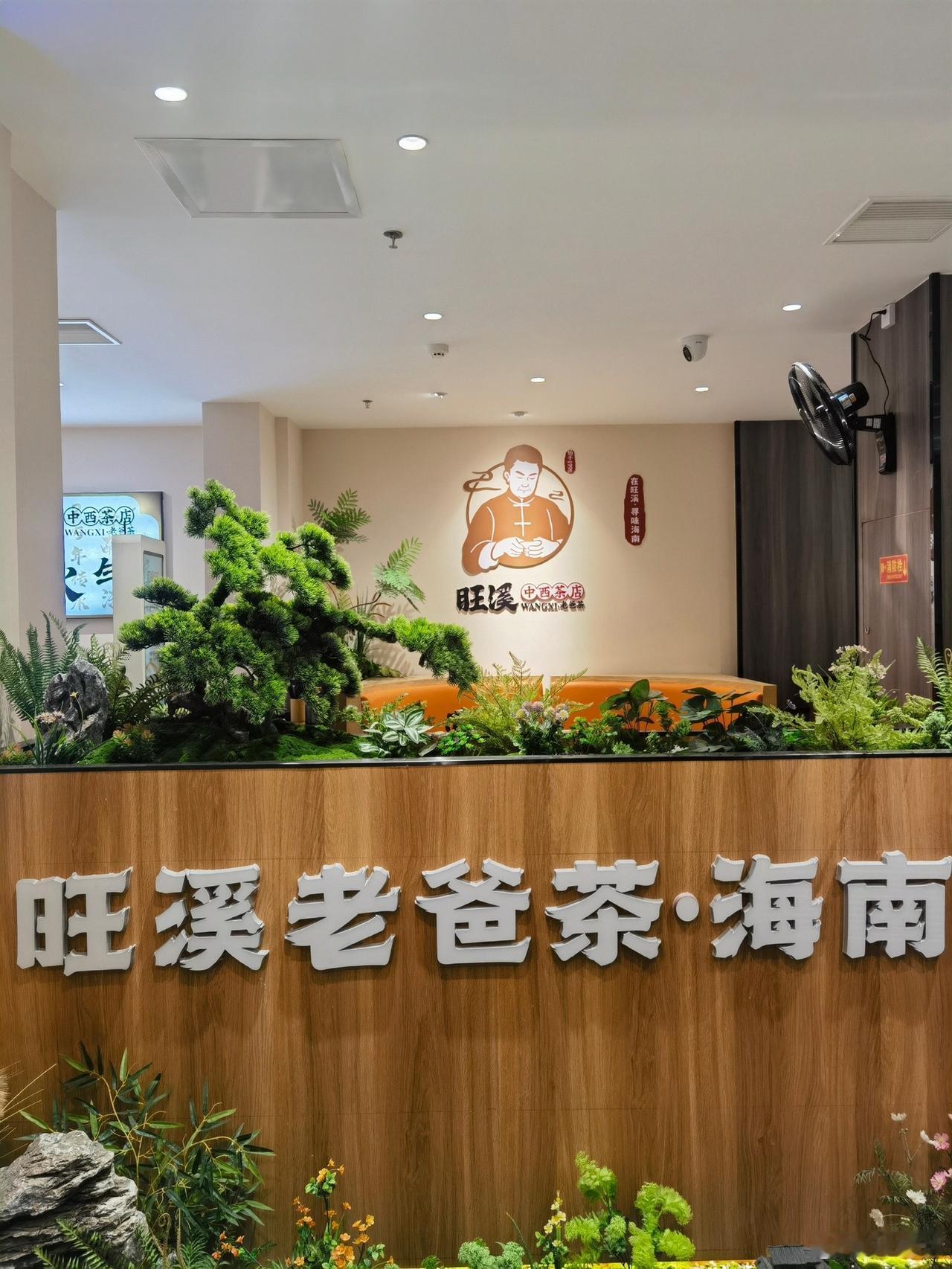 今天海口强台风，我们送完儿子上学，饭搭子跟我说想吃旺溪老爸茶，我们俩一拍即可，背