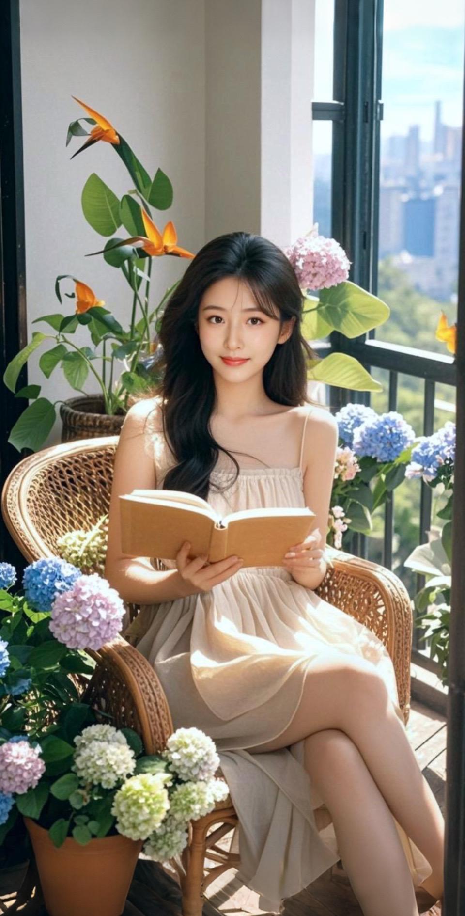 AI扩图 AI阳台书香