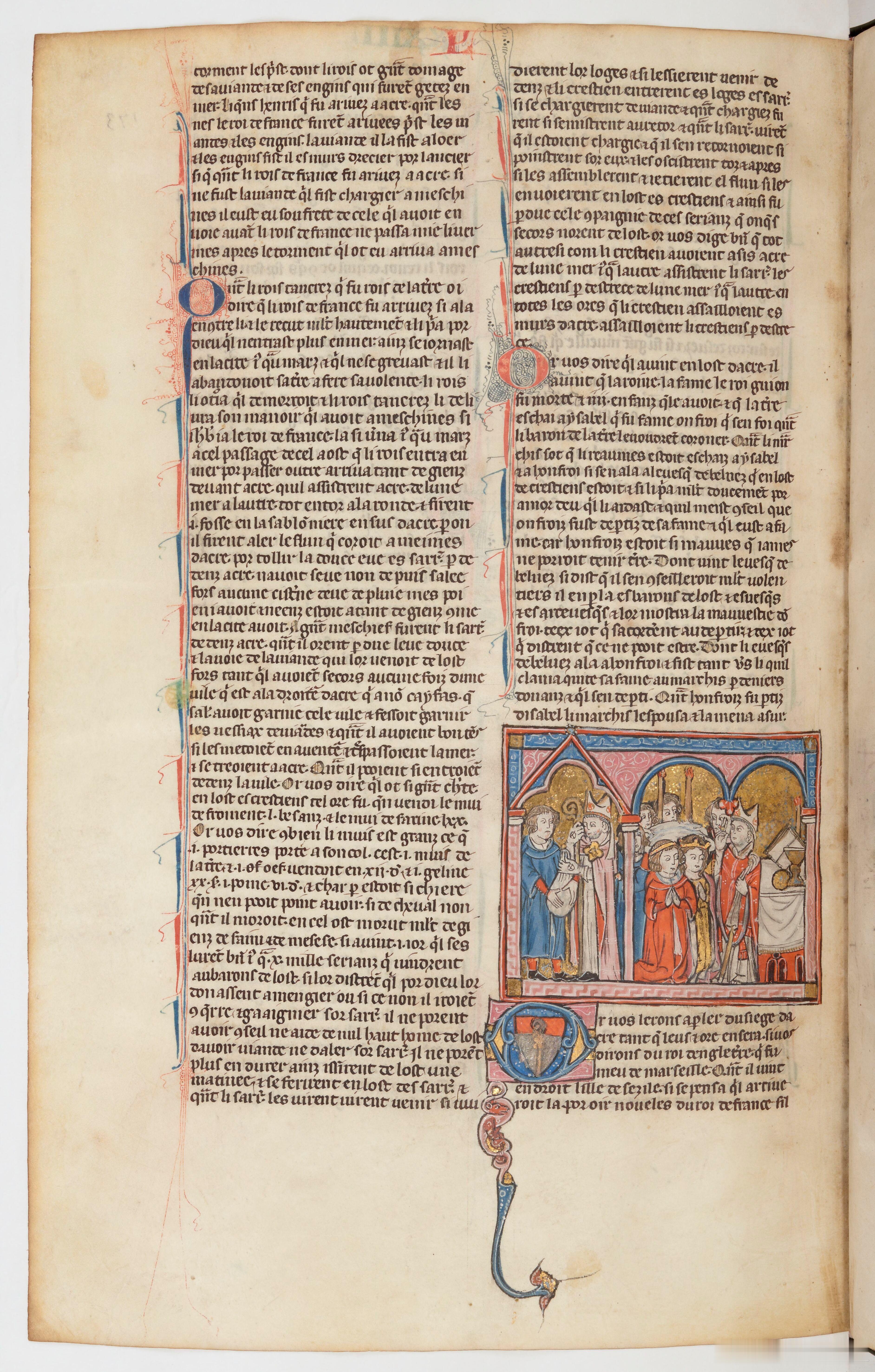 西洋历史文化鱼缸 中世纪插画中展现的耶路撒冷公主、女王伊莎贝拉一世（Isabel