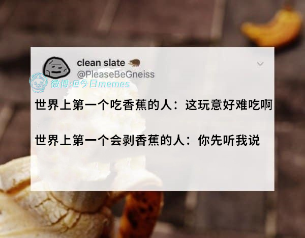 我说别急（PleaseBeGneiss）今日meme 今日memes