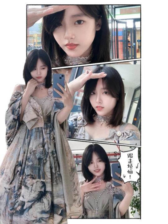 01幸福女研|优雅系lo天青色等烟雨՞˶･֊･˶՞