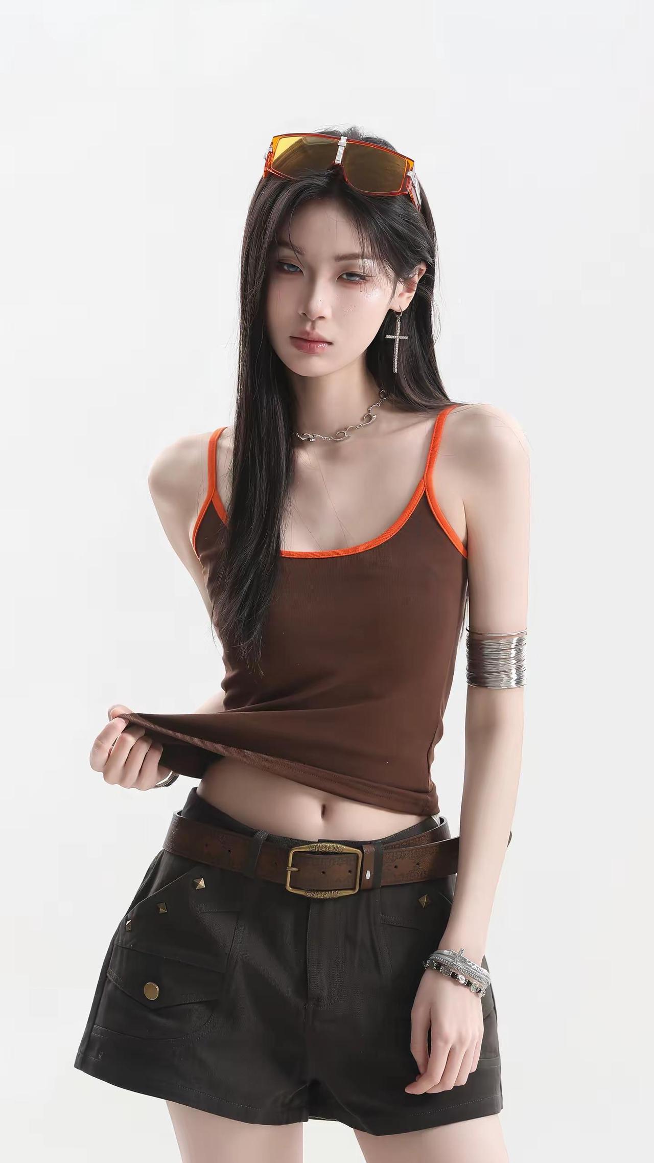 我才不管你怎么想美式辣妹背心 热辣穿搭灵感 气质小背心 背心控