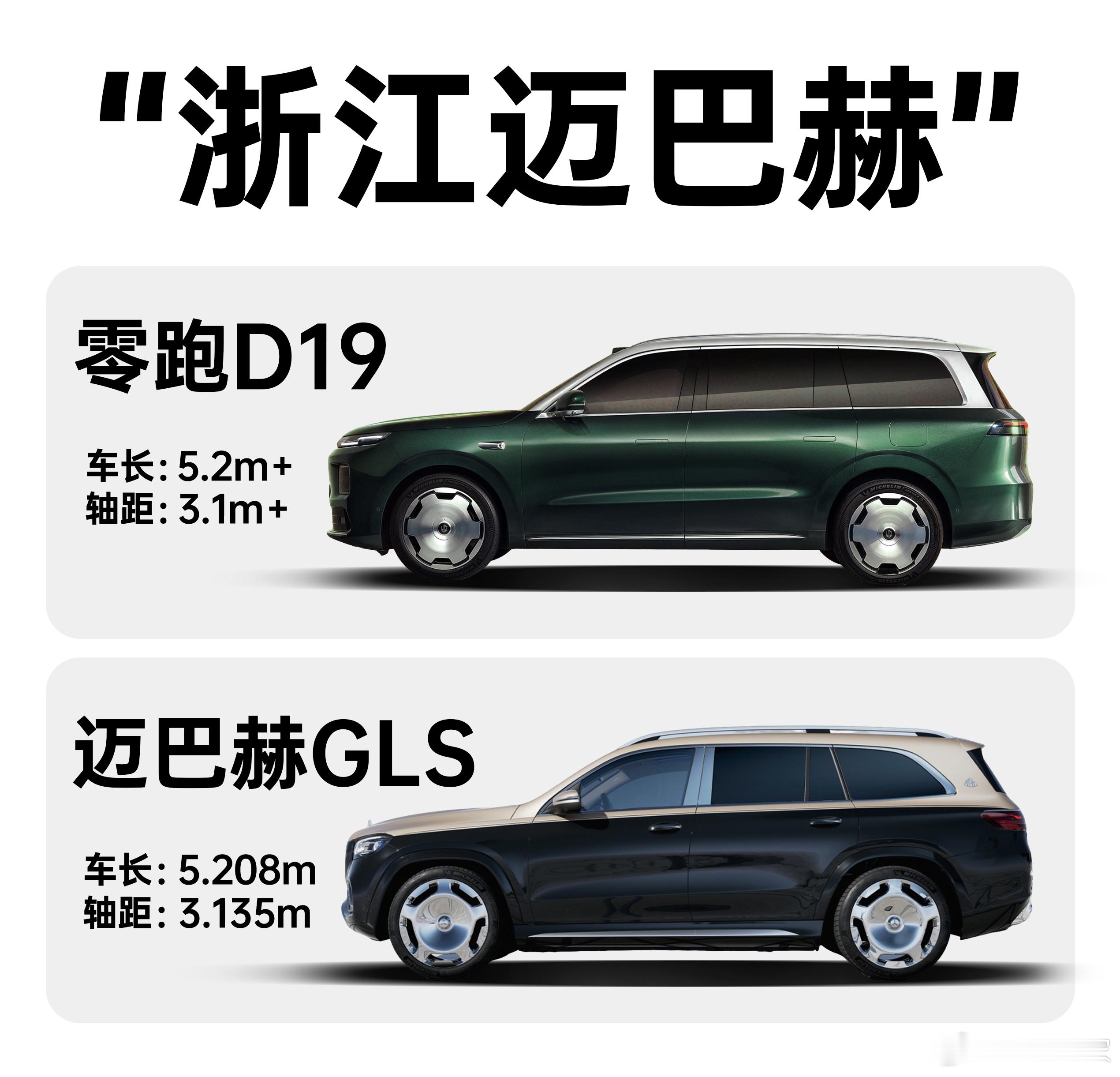 9系侧颜哪家强？中国人有自己的迈巴赫[机智]被零跑D19 妥妥圈粉！车长超5米2