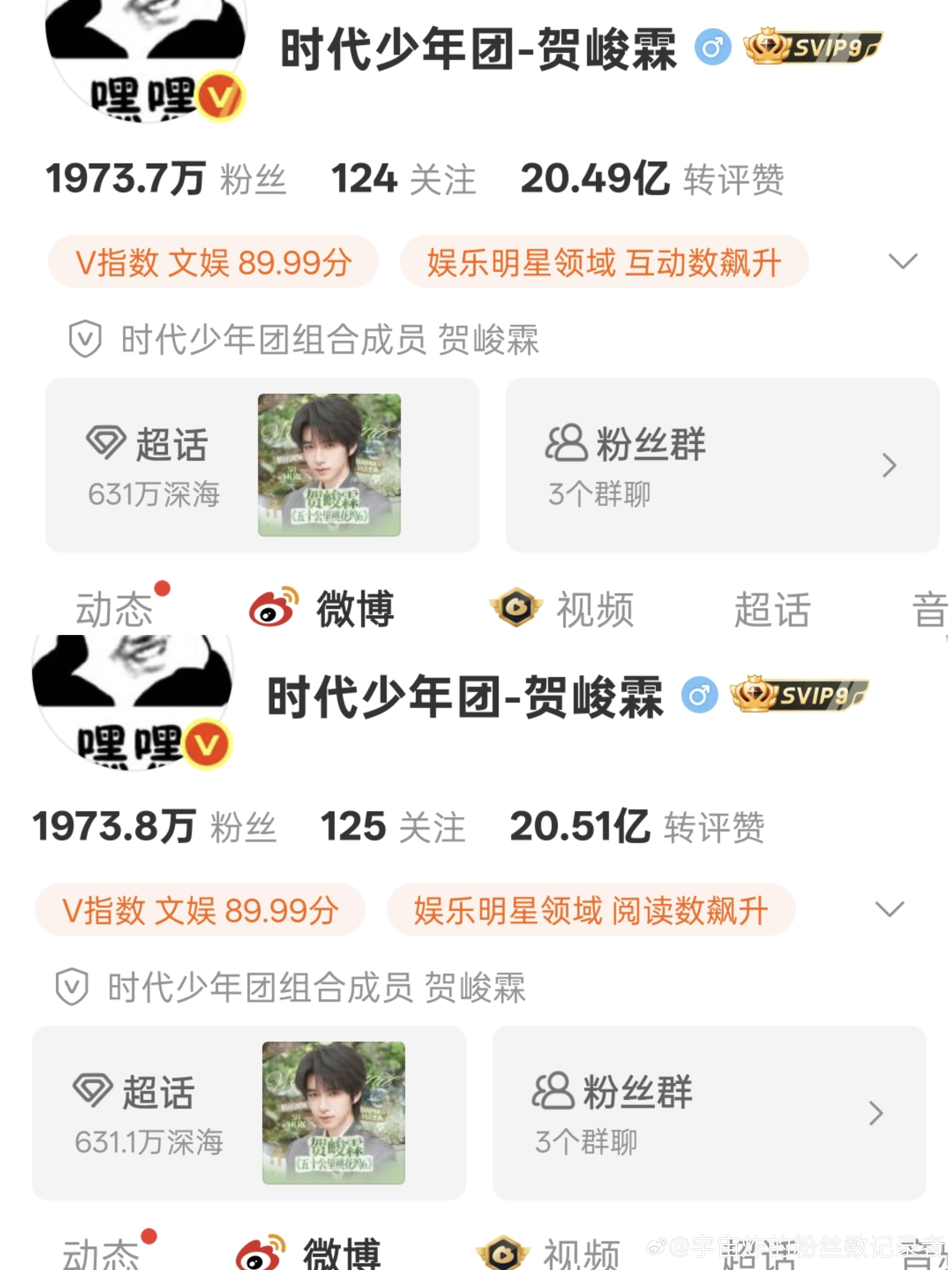 粉丝数记录第2306天2026年7月17日  23:00团官博  +0.2w马嘉