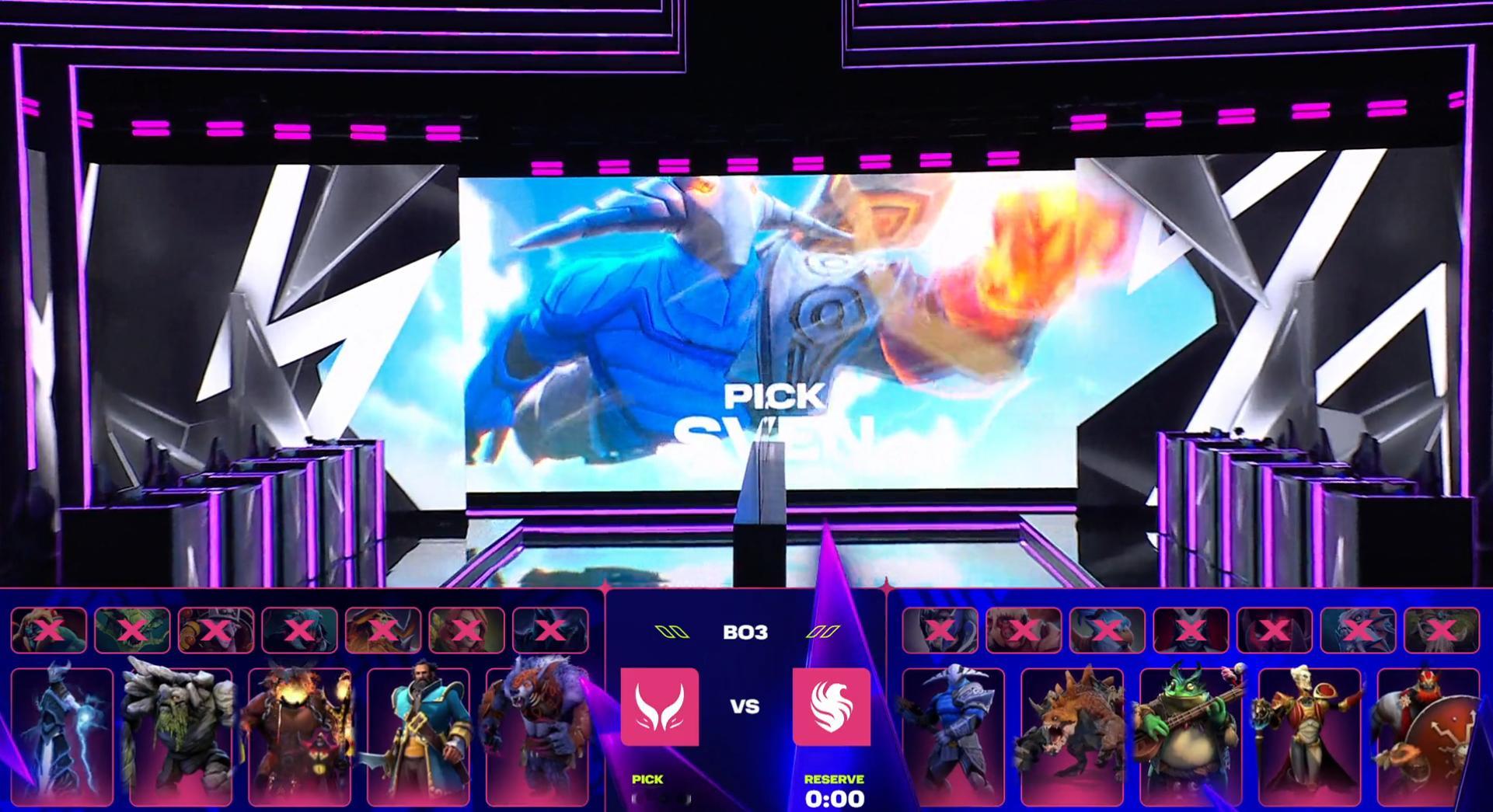 今日焦点之战 XG vs Falcons回家局第一盘BP结束，大家看好哪边的阵容