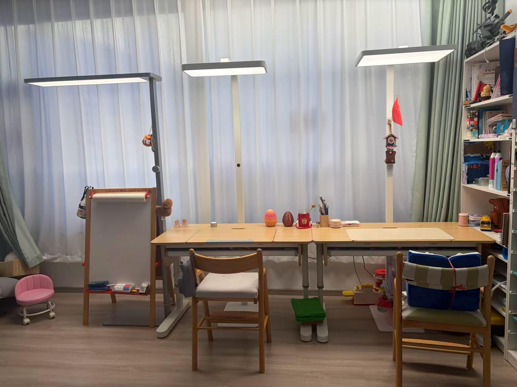 米家漫反射吸顶灯 最近几年大路灯很火，向上照射漫反射式的照明确实很舒服。我家有三