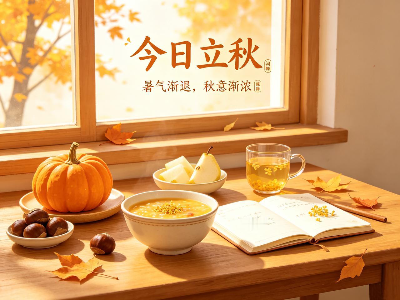 今日立秋。
老话说“早立秋凉飕飕，晚立秋热死牛”。今年立秋交节在傍晚7点42分，