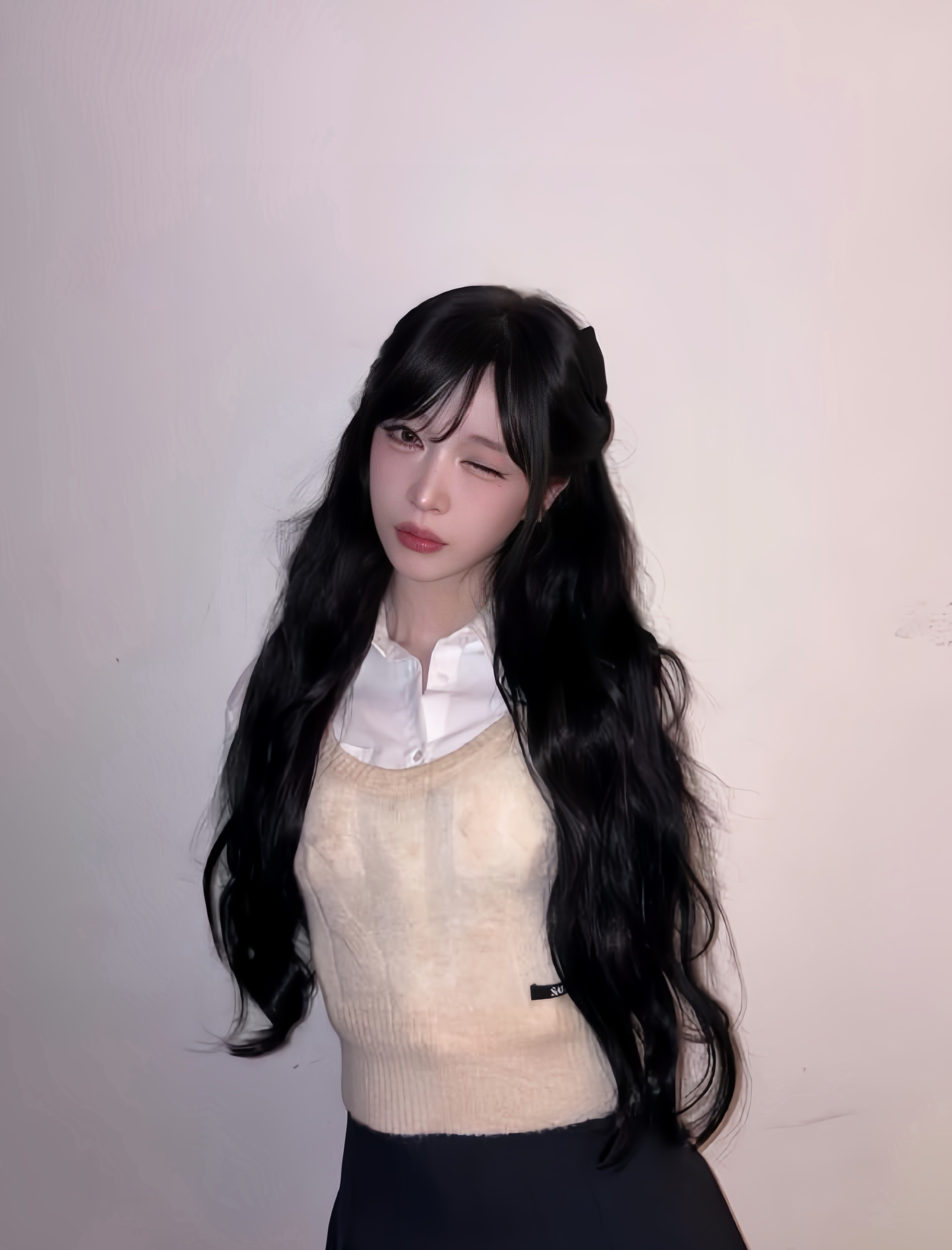 大里春菜ins｜🩵🎧 