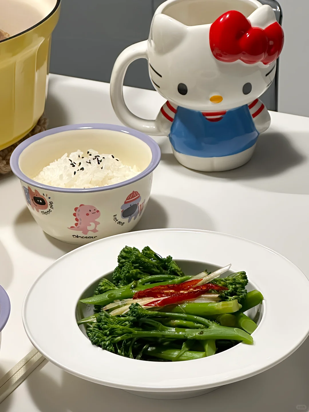 二人食晚餐｜炖羊蝎子➕白酌甜杆西兰花🥦