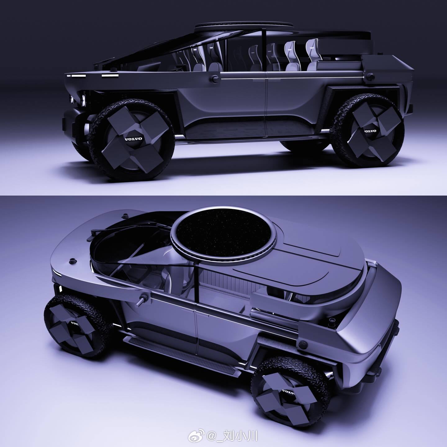 沃尔沃电动越野SUV概念设计 沃尔沃电动越野SUV非官方概念设计，大家觉得怎么样