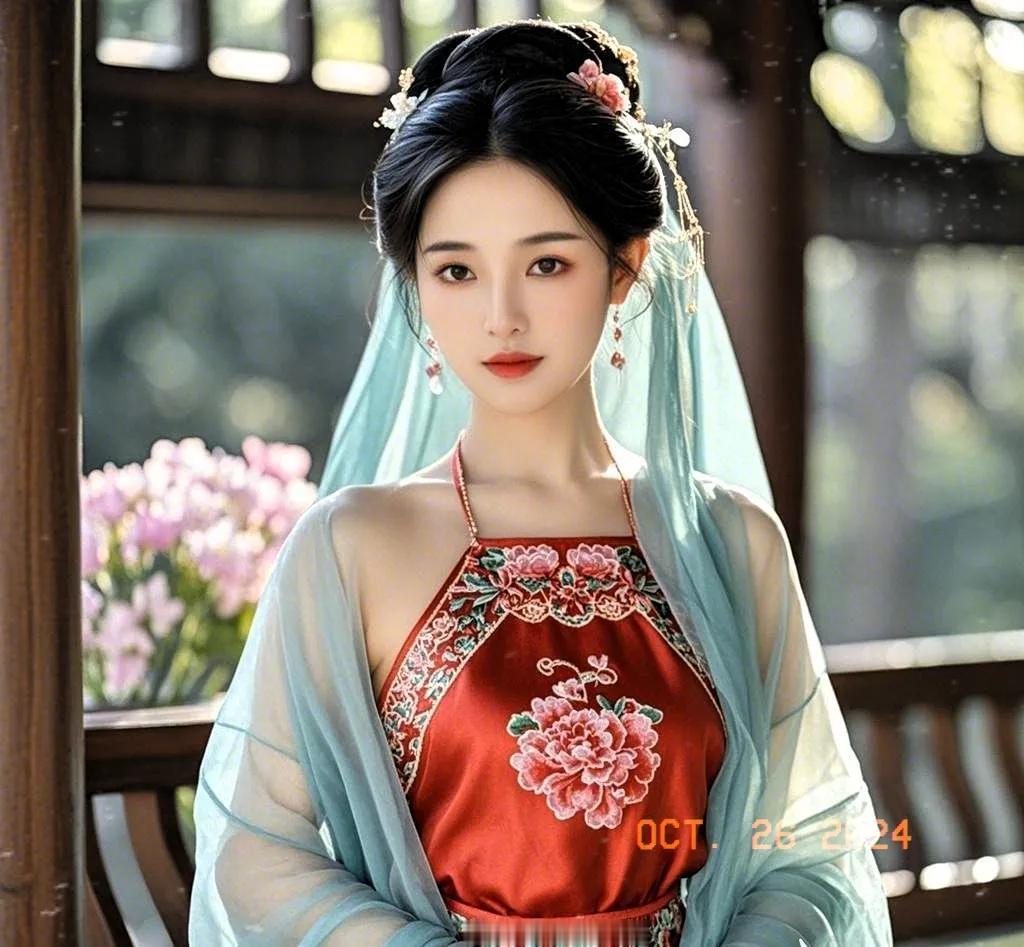 穿越时空的古典美人，韵味十足！🌸👗