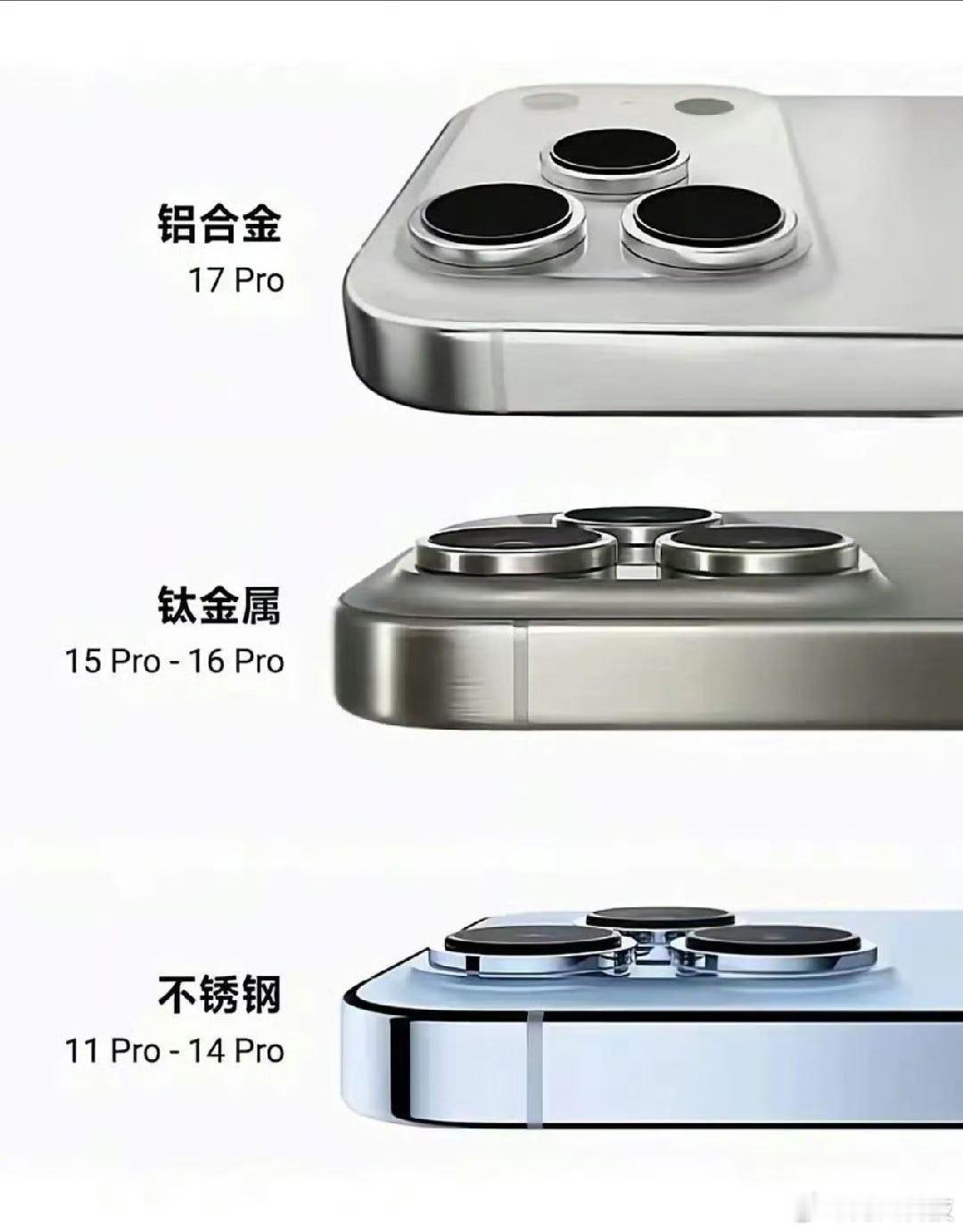 iPhone或重回钛金属刚用了一年铝，苹果可能又要换回钛了。iPhone 17 