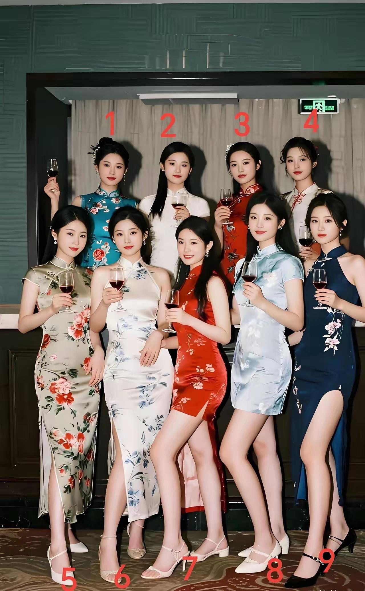 女人哪个年龄最迷人1-9号美女，各具特色，各有千秋，如果彩礼都是18万8，你会选