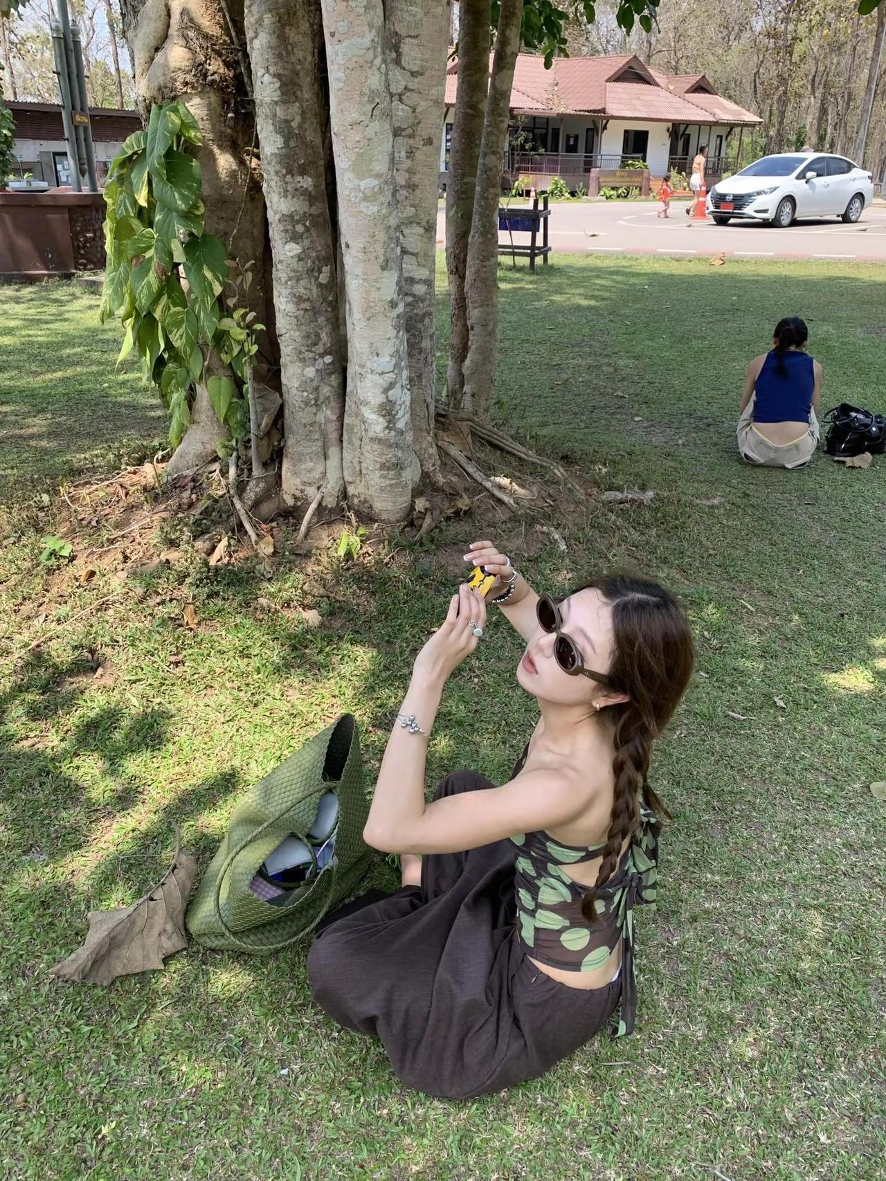 逛公园吸氧日🌳公园二十分钟法则 户外随拍ootd