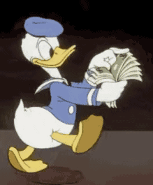 点赞这个唐老鸭，近期你将收到一笔惊喜之财 💰 